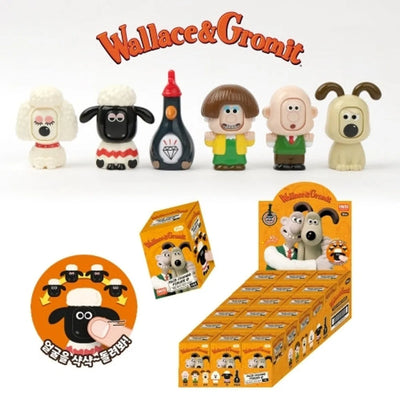 Collection de boîtes surprises de figurines Wallace & Gromit à visages interchangeables
