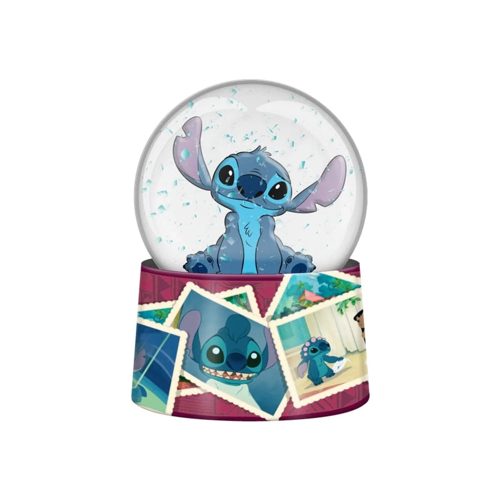 Disney Lilo and Stitch Vintage Photos 45mm Light Up Snow Globe