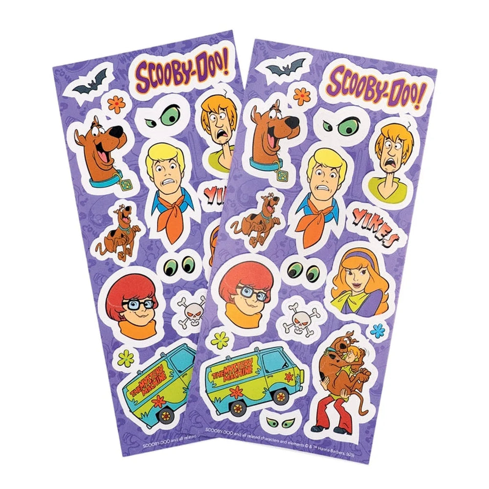 Autocollants Scooby-Doo phosphorescents - 2 feuilles