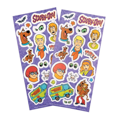 Scooby Doo Glow in the Dark Stickers - 2 sheets