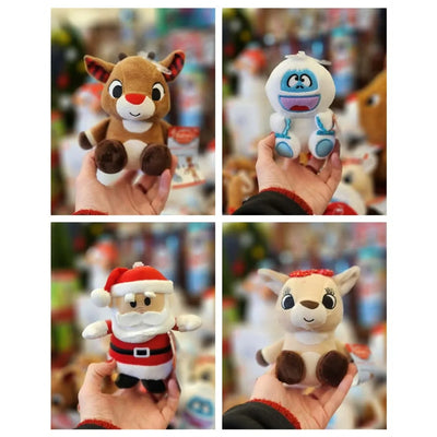Peluche Rudolph à secousses, personnages assortis