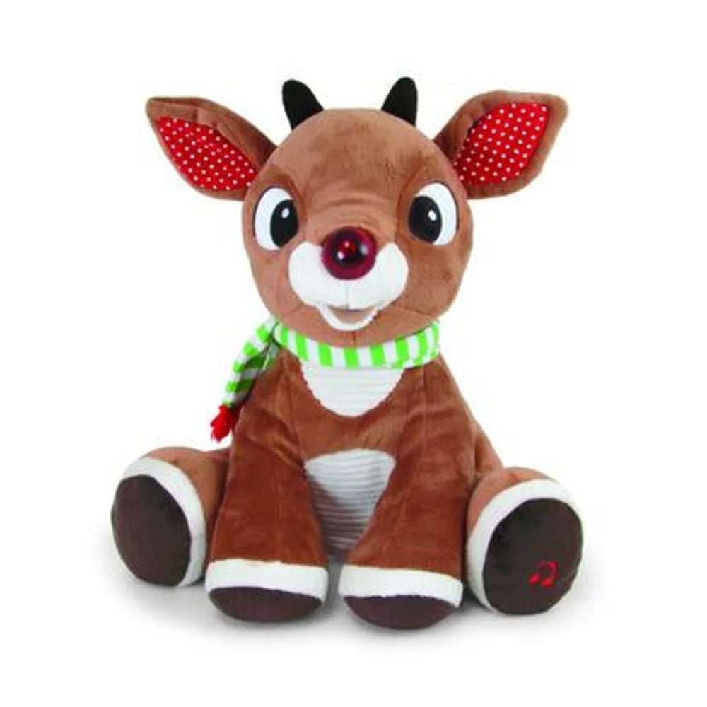 Peluche Rudolph - Musique et Lumières