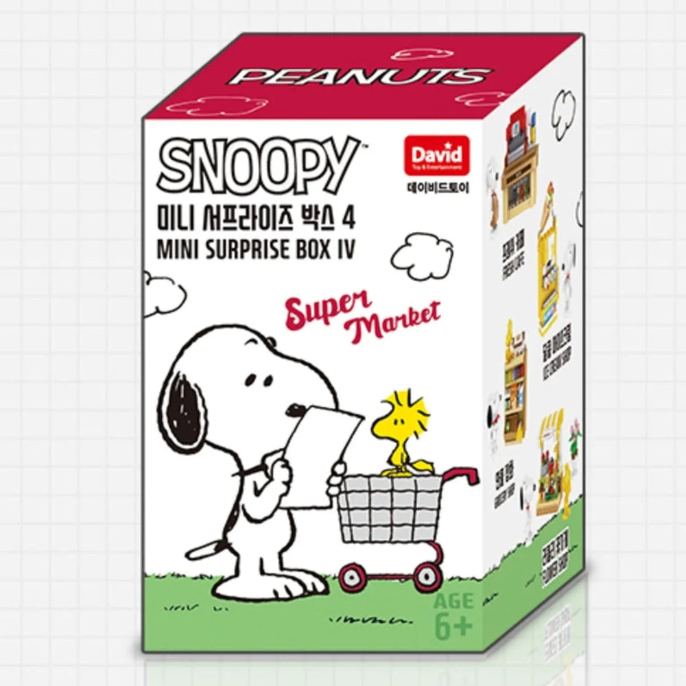 Scène mystère Supermarché Snoopy en blocs miniatures Peanuts