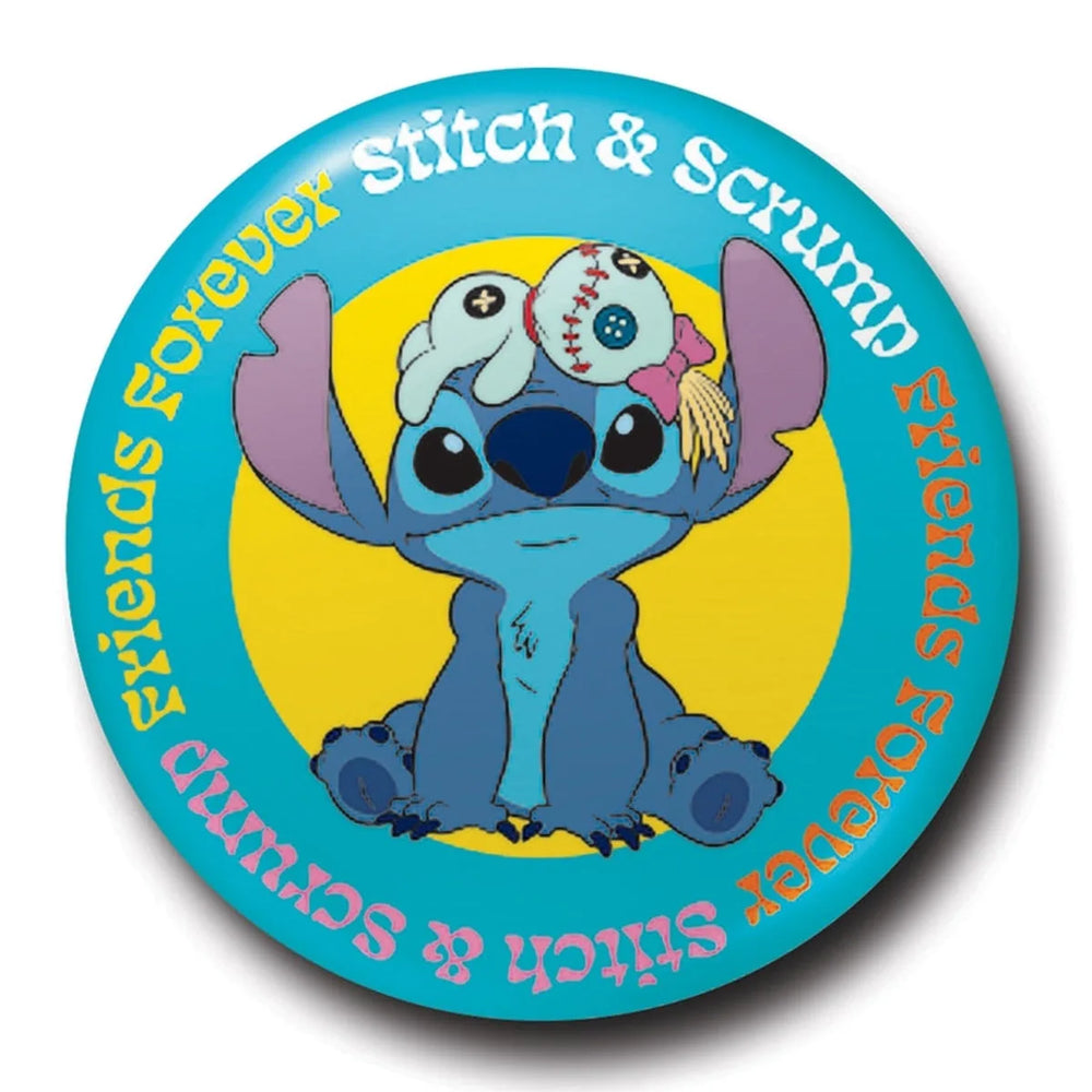 Disney Lilo & Stitch - Bouton Stitch et Scrump de 25 mm