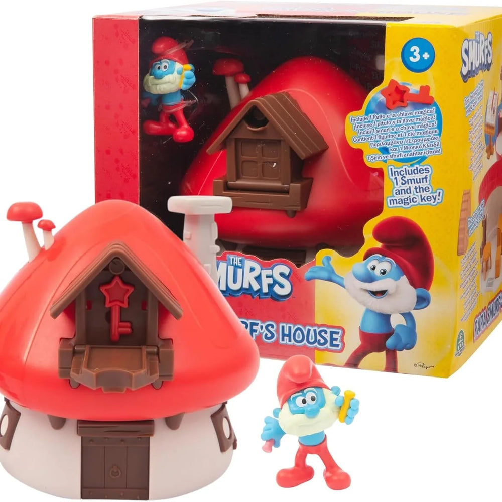 The Smurfs - Papa Smurf's House Magic Key Playset
