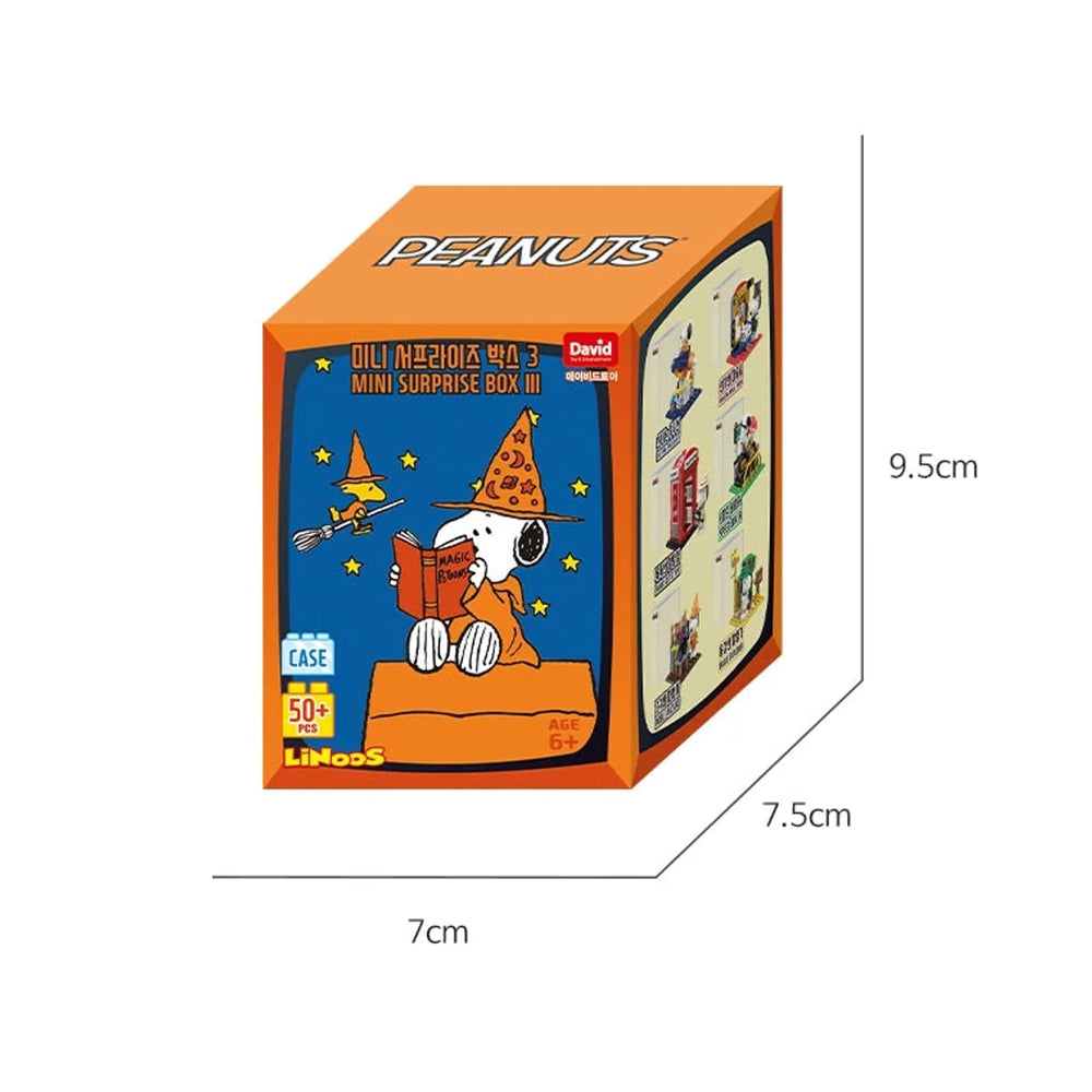 Blocs mystères Peanuts : Scène d'Halloween de Snoopy