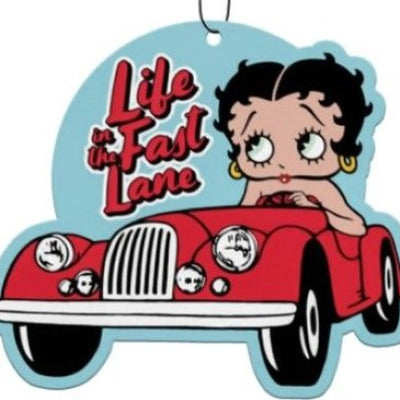Betty Boop - «La vie à toute vitesse» Désodorisant Lot de 3