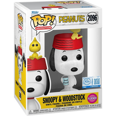 POP! Peanuts - Snoopy & Woodstock Exclusivité Floquée