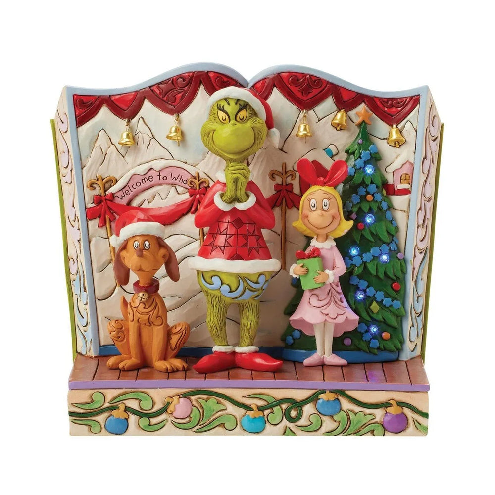 Comment le Grinch a volé Noël - Grinch avec Max et Cindy, édition originale du livre d'histoires, SIGNÉ par Jim Shore