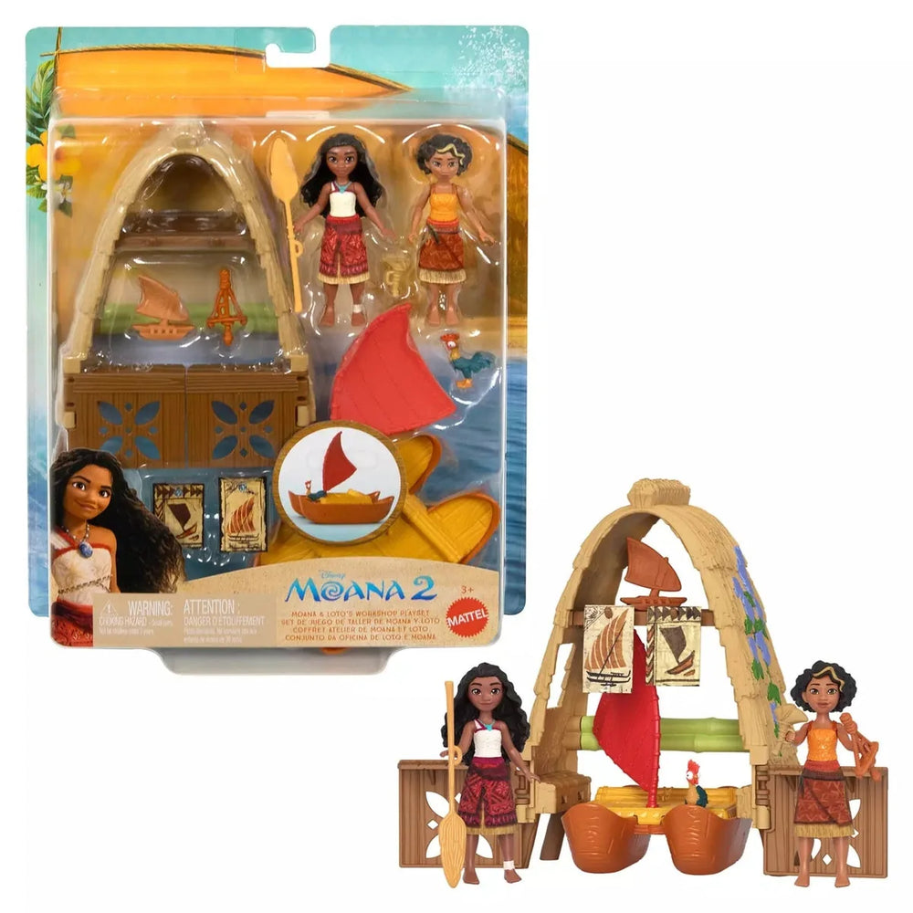 Disney Moana 2 - L'atelier de Moana et Loto - Ensemble de jeu