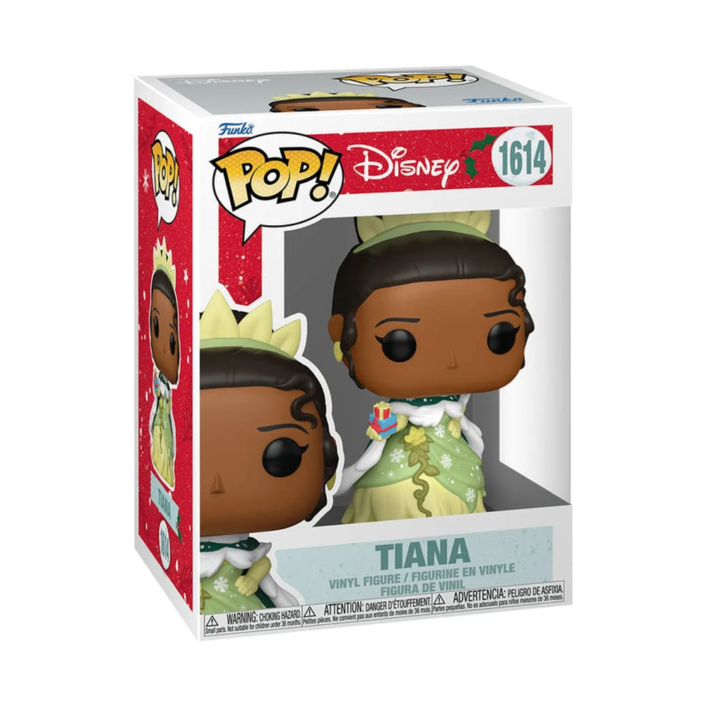 POP! Disney Princesses des Fêtes - Tiana et la Grenouille Tiana (Tenue d'hiver)