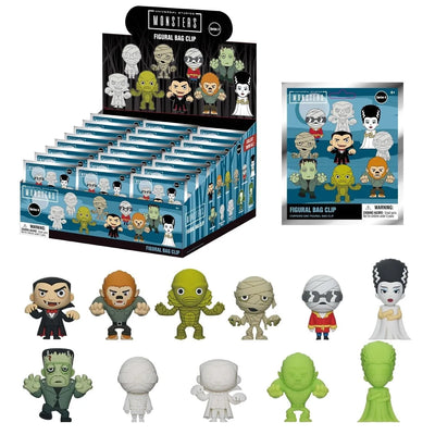 Universal Monsters Série 4 Attache-sac mystère 3D en mousse