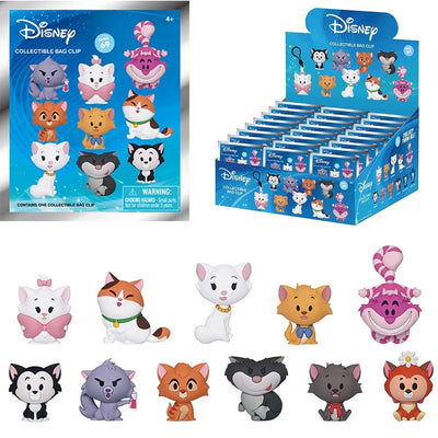 Disney Chats Série 69 Porte-clés mystère en mousse 3D