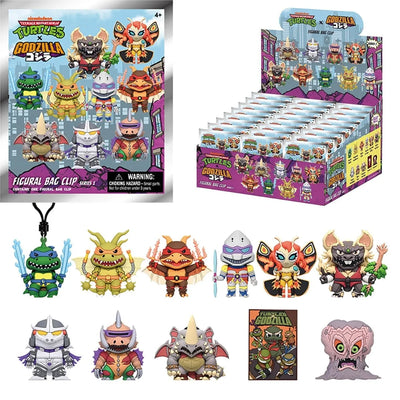 Teenage Mutant Ninja Turtles x Godzilla Mystère Clip Sac 3D en Mousse