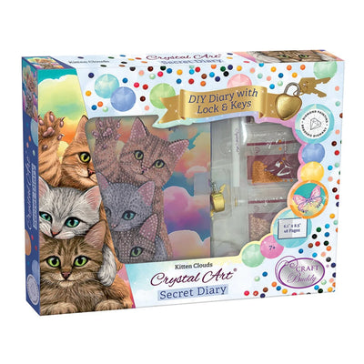 Journal Secret Cristal - Chatons Nuages