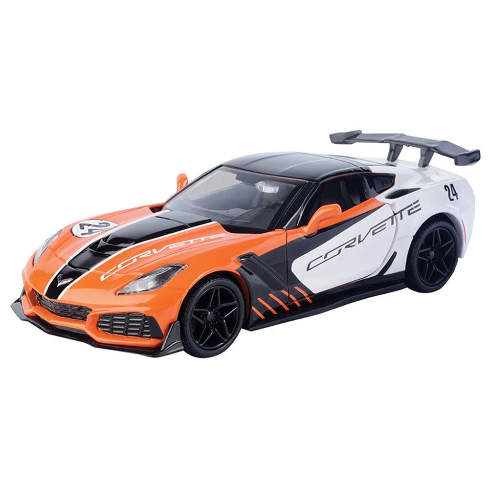 Chevrolet Corvette ZR1 2019 Orange & Noir GT Racing par Motormax