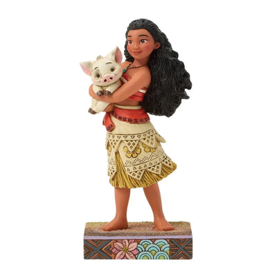 Disney Moana - Moana et Pua « Meilleur ami du navigateur » par Jim Shore