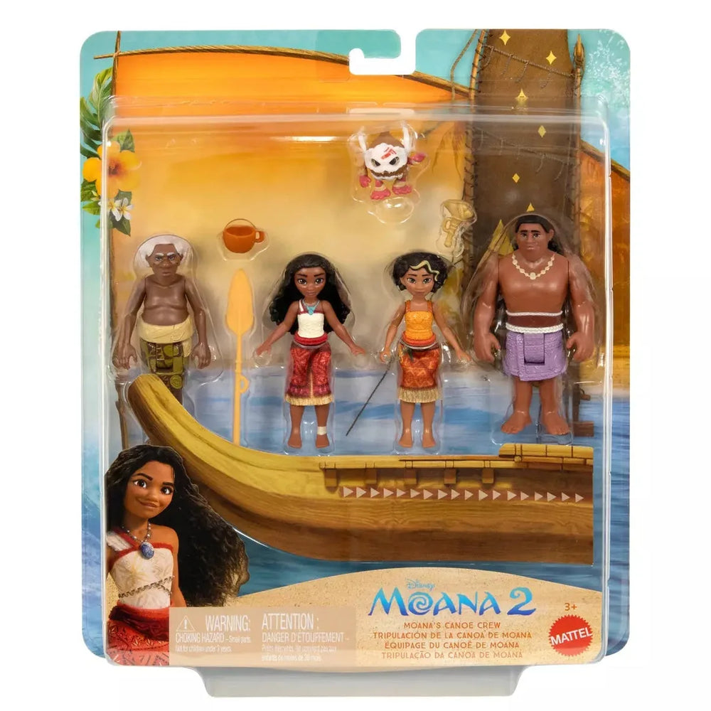 Disney Moana 2 - L'équipage du bateau de Moana Ensemble de jeu