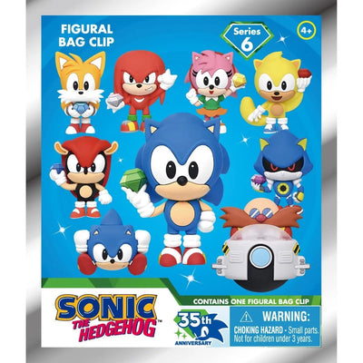 Sonic the Hedgehog : Série 6 des 35 ans - Clip de sac mystère en mousse 3D