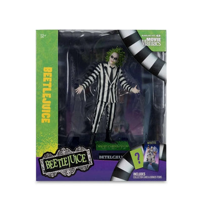 Figurine articulée Movie Maniacs Beetlejuice 1988, échelle de 6 pouces
