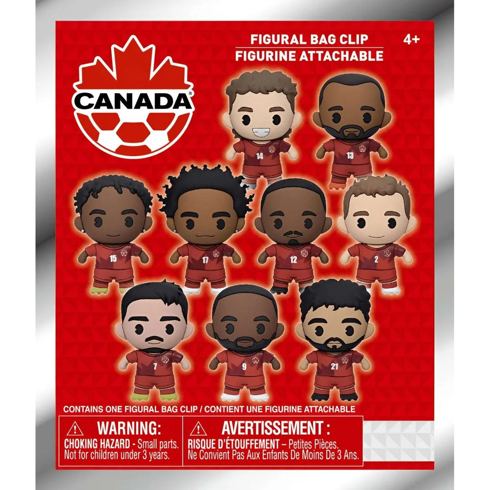 2026 Coupe du Monde Équipe Canada Clip Sac Mystère 3D en Mousse
