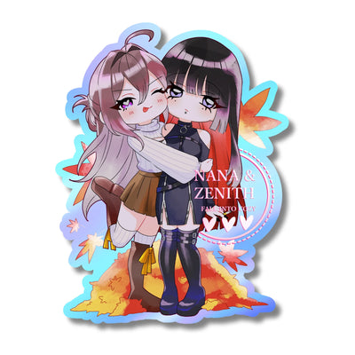 Z7: Cozy in Fall Chibi Charm & Sticker
