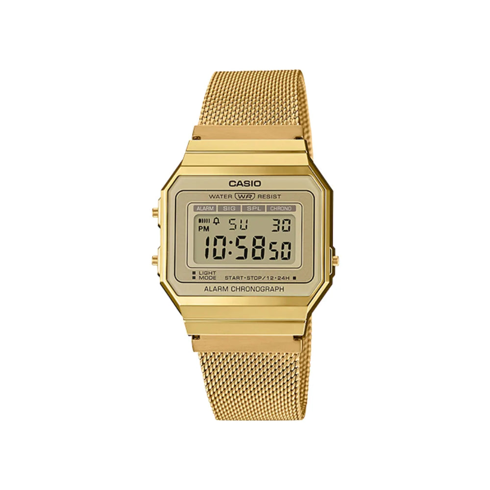 CASIO Vintage Gold Mesh Band | A700WMG-9AVT