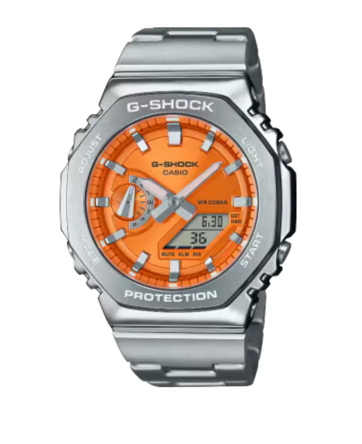 CASIO G-Shock 2100 Cadran Orange | GM2110D-4A