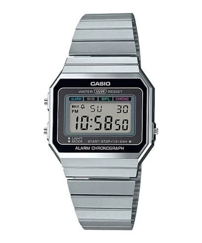 CASIO Vintage Chronographe avec alarme | A700W-1A