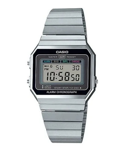 CASIO Vintage Chronographe avec alarme | A700W-1A