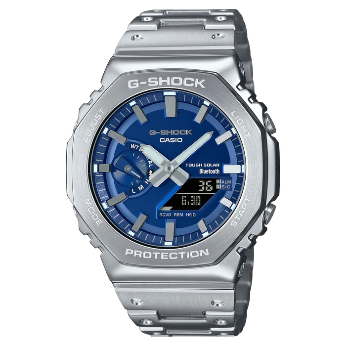 CASIO G-Stock Plein Métal Bleu Vibrant | GMB2100AD-2A