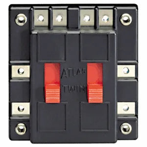 Connecteur Jumeau Atlas Deux Interrupteurs DPDT en Parallèle