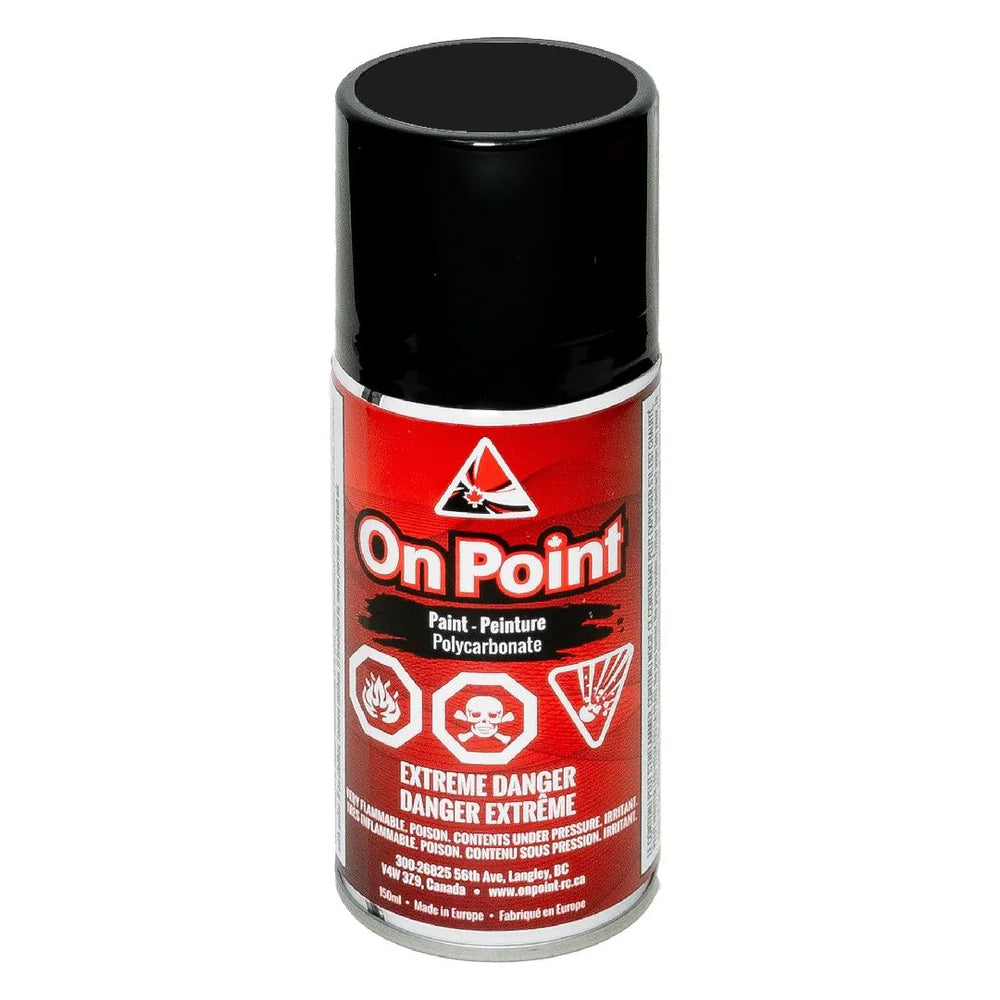 Peinture Polycarbonate On Point 150 ml - Noir Pur
