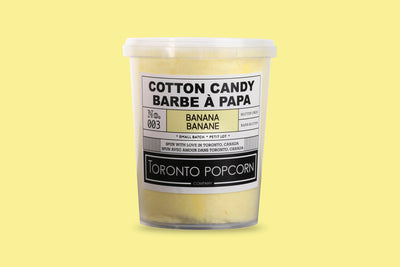 Barbe à papa à la banane