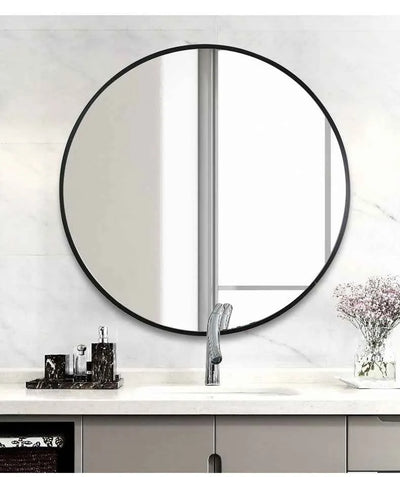 Miroir de salle de bain en alliage d'aluminium – Miroir de vanité mural moderne