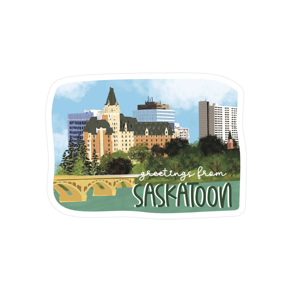 Aimant Vue d'Ensemble de Saskatoon