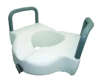 Siège de toilette surélevé 4" avec accoudoirs