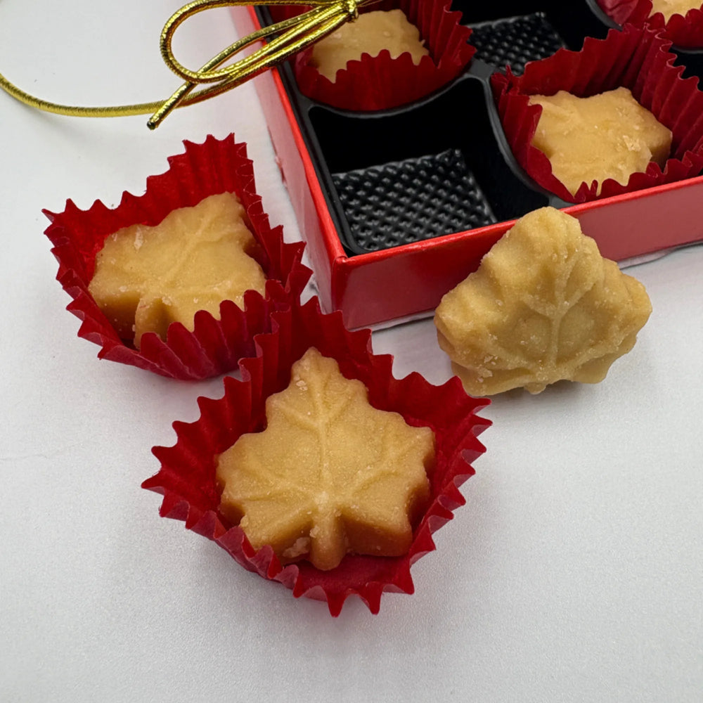 Soft Maple Sugar Gift Box - Canadian Maple Candy, 15 Pieces