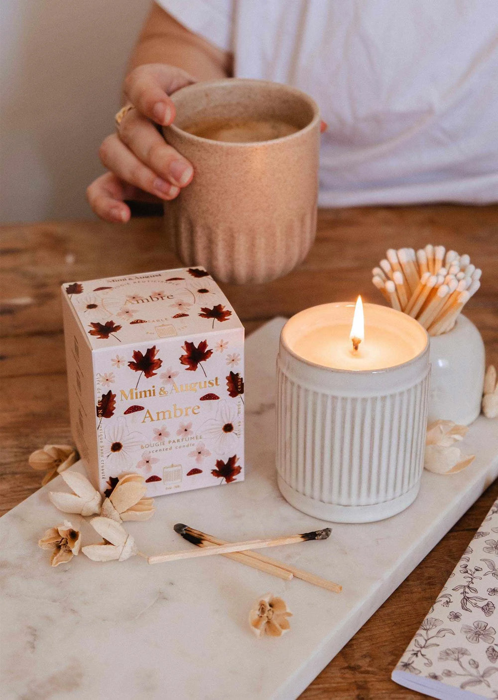 Ambre - Reusable Soy Candle