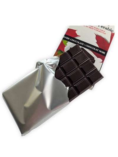 Canadian Maple Belgian Dark Chocolate Bar - 80g