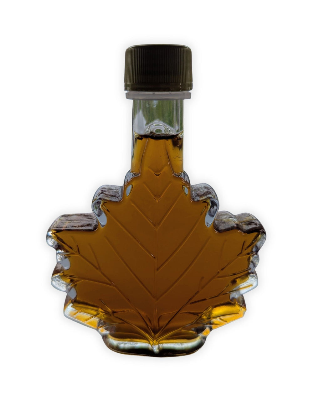 Pure Canadian Maple Syrup - 100 ml Maple Leaf Glass Bottle