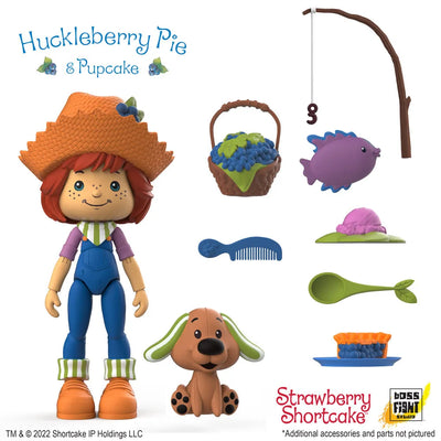 Strawberry Shortcake - Figurine d'action de Huckleberry Pie et Pupcake