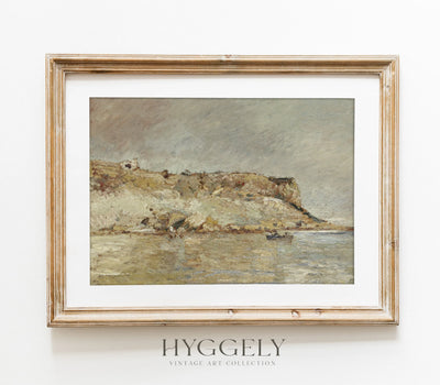 Impression d'art vintage paysage chaud L0115