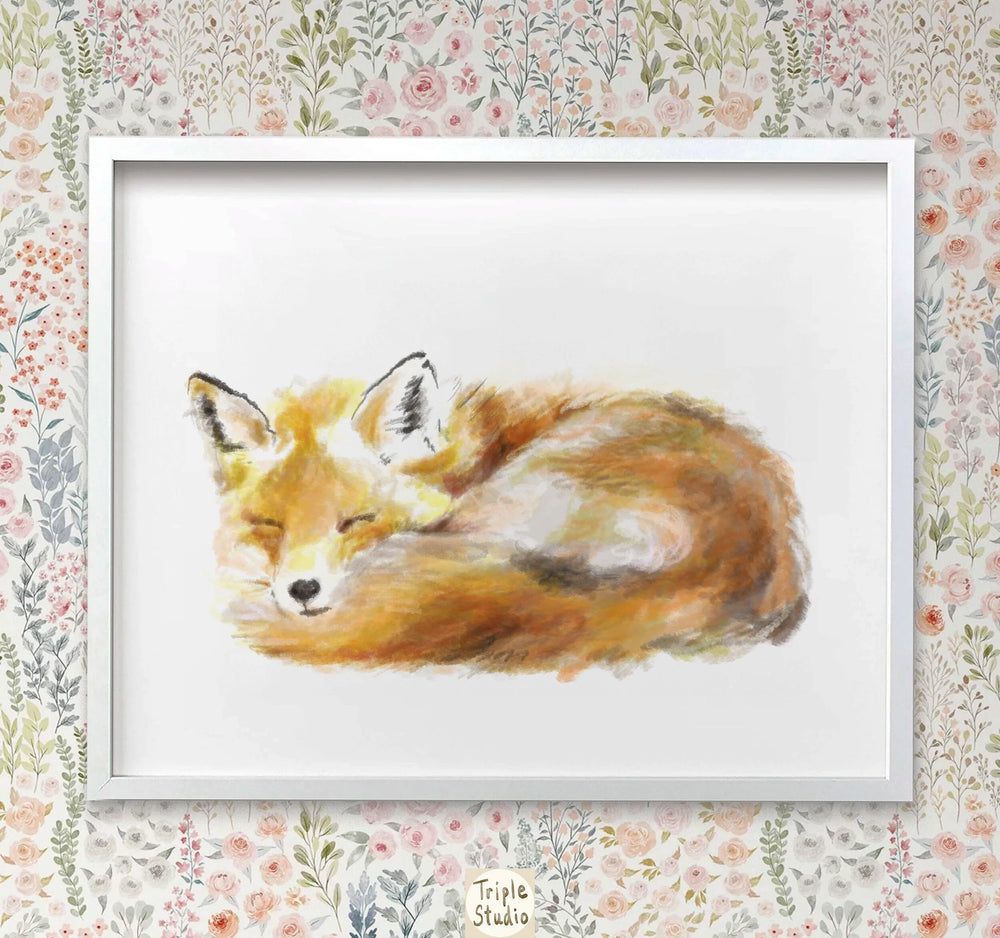 Impression d'art : renard