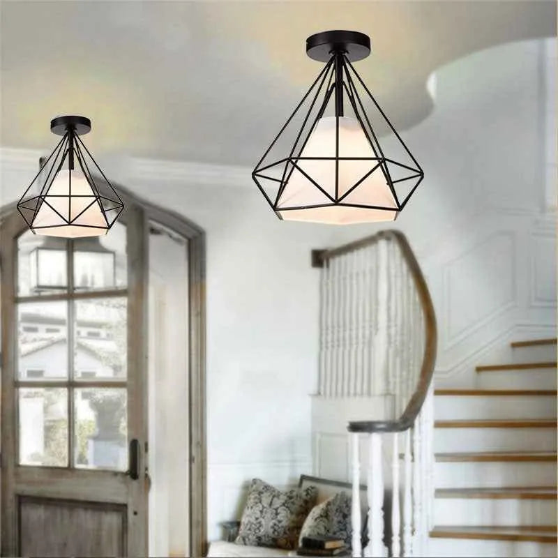 Plafonnier LED Moderne Minimaliste – Luminaire Suspendu Réglable Noir ou Blanc pour Salon, Chambre et Maison
