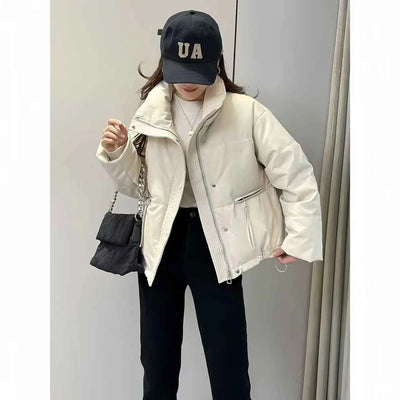 Manteau matelassé ample et chaud pour femme, sans lavage