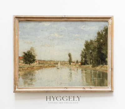 Impression d'art paysage nautique vintage L0111