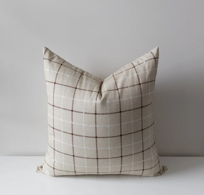 Niall | Housse d'oreiller neutre Interlock Geo