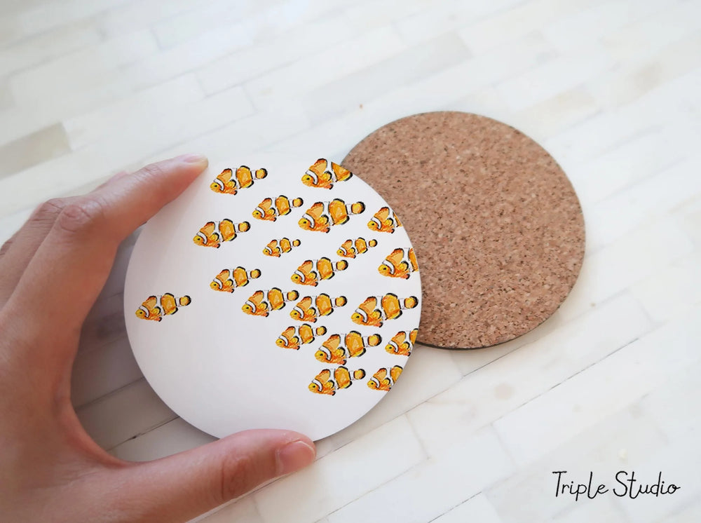 Sous-verre Poisson-clown