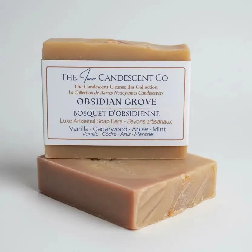 Obsidian Grove | Savon artisanal Bois de cèdre, patchouli et anis